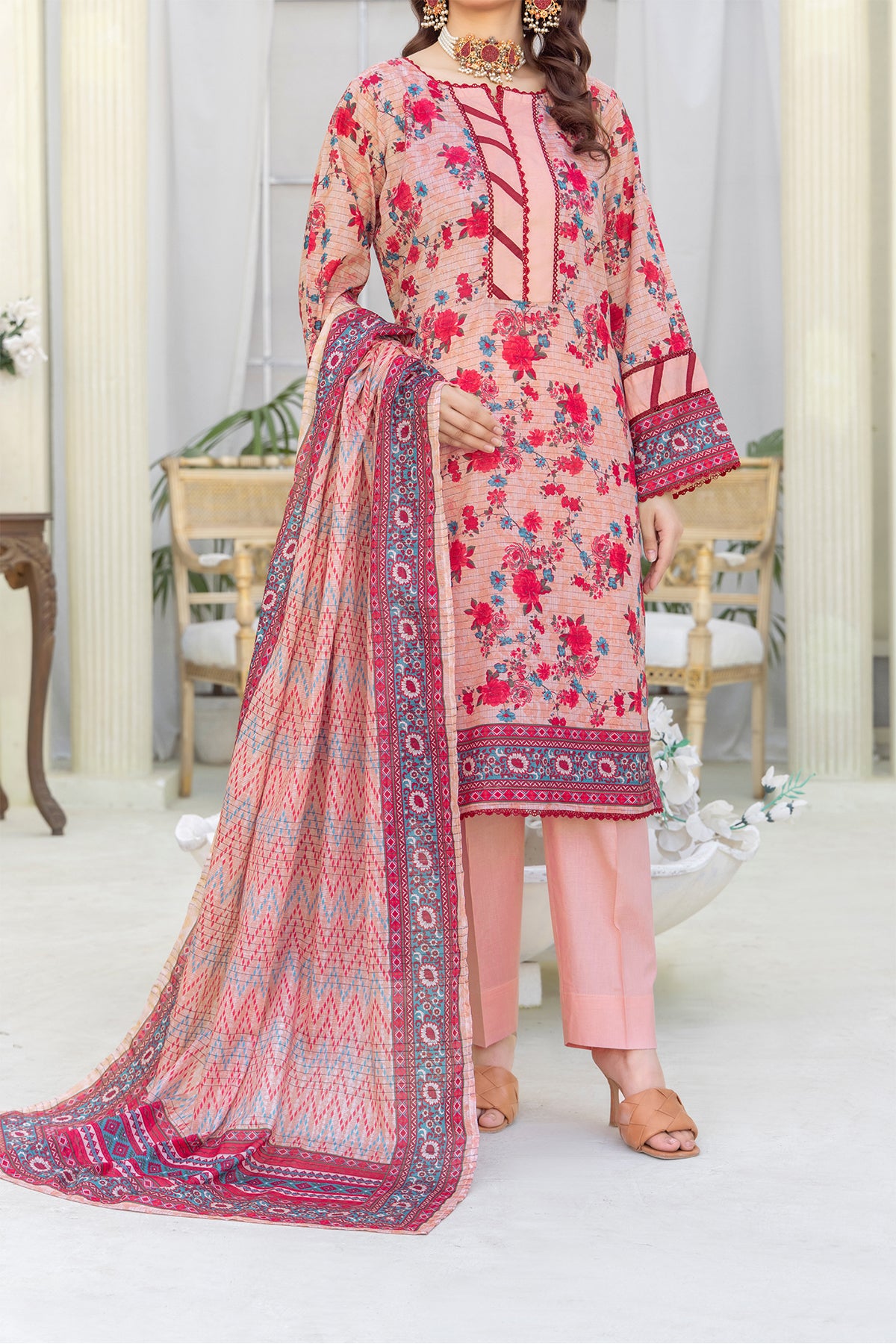 Mahnoor Printed Bana Dora D7