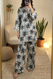 Satrangi Drip Black & White Stitched lawn